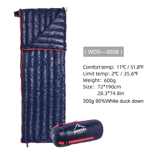 Widesea Camping Ultralight Sleeping Bag Down Waterproof