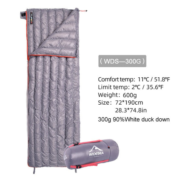 Widesea Camping Ultralight Sleeping Bag Down Waterproof